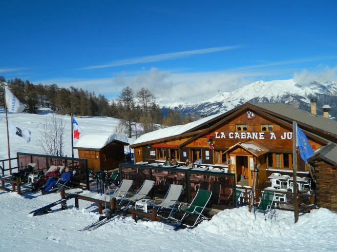 Ski Le Sauze Cabane à Jo, restaurant d'altitude